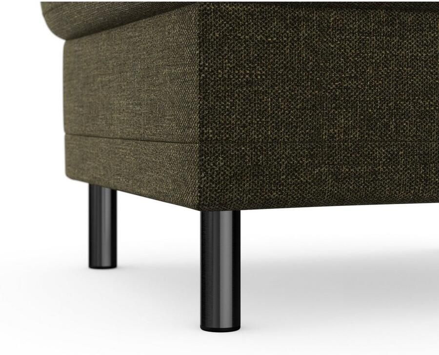 Places of Style Hocker met bergruimte Calando passend bij het bekleding van de calando-serie ook met soft-clean bekleding