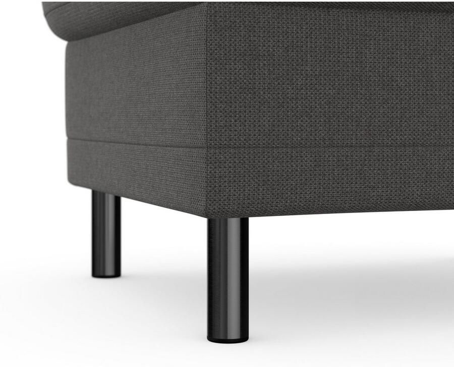 Places of Style Hocker met bergruimte Calando passend bij het bekleding van de calando-serie ook met soft-clean bekleding