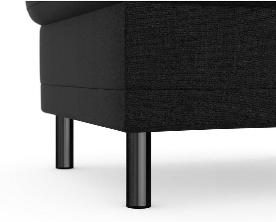 Places of Style Hocker met bergruimte Calando passend bij het bekleding van de calando-serie ook met soft-clean bekleding