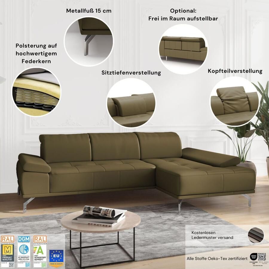 Places of Style Hocker Caluna moderne zithocker in een sublieme verwerking