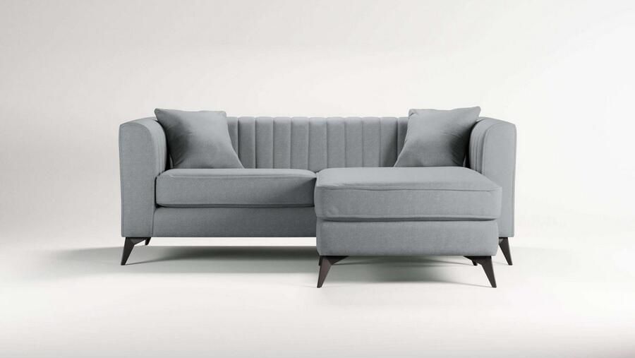 Home affaire Hoekbank MATTHEW L-vorm ideaal voor kleine ruimtes afmetingen B D H: 201 162 74 cm