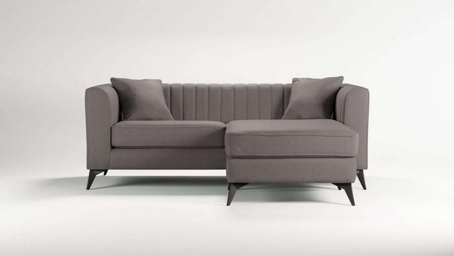 Home affaire Hoekbank MATTHEW L-vorm ideaal voor kleine ruimtes afmetingen B D H: 201 162 74 cm
