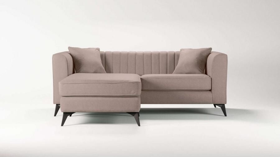 Home affaire Hoekbank MATTHEW L-vorm ideaal voor kleine ruimtes afmetingen B D H: 201 162 74 cm