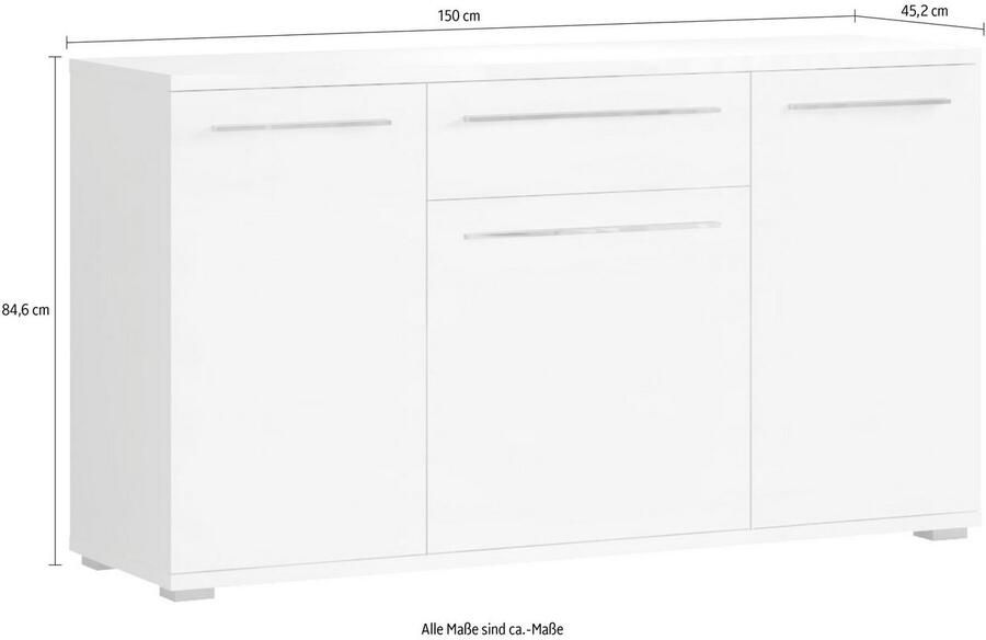 Places of Style Kast Piano UV-gecoat soft close-functie