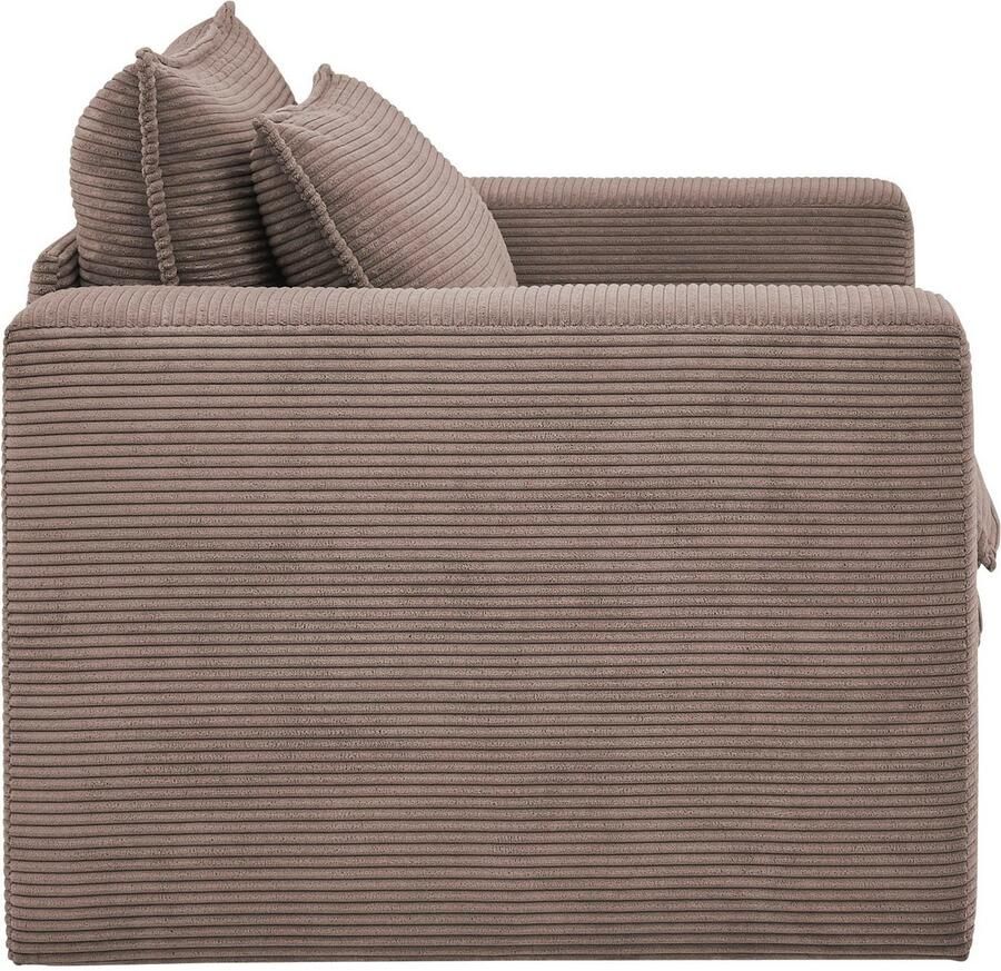 Places of Style Loveseat PIAGGE Hoogwaardige cord trendy loveseat