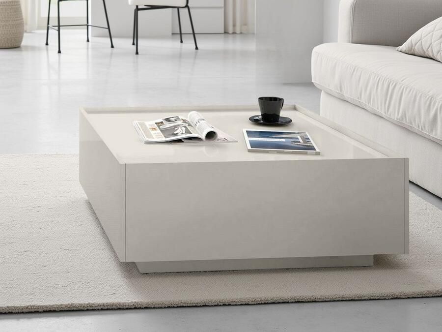 Places of Style Salontafel Piano hoogwaardig uv gelakt met twee laden inclusief soft-closefunctie