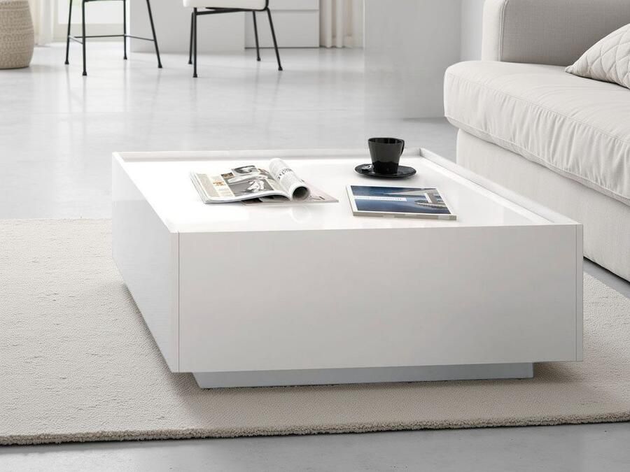 Places of Style Salontafel Piano hoogwaardig uv gelakt met twee laden inclusief soft-closefunctie