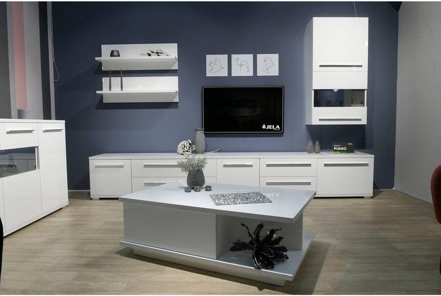 Places of Style Wandrek Piano hoogwaardig uv-gelakt