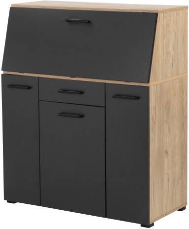 Places of Style Secretaire Moid thuiswerk bureau veel opbergmogelijkheden compact & modern ontwerp breedte 88 5 cm