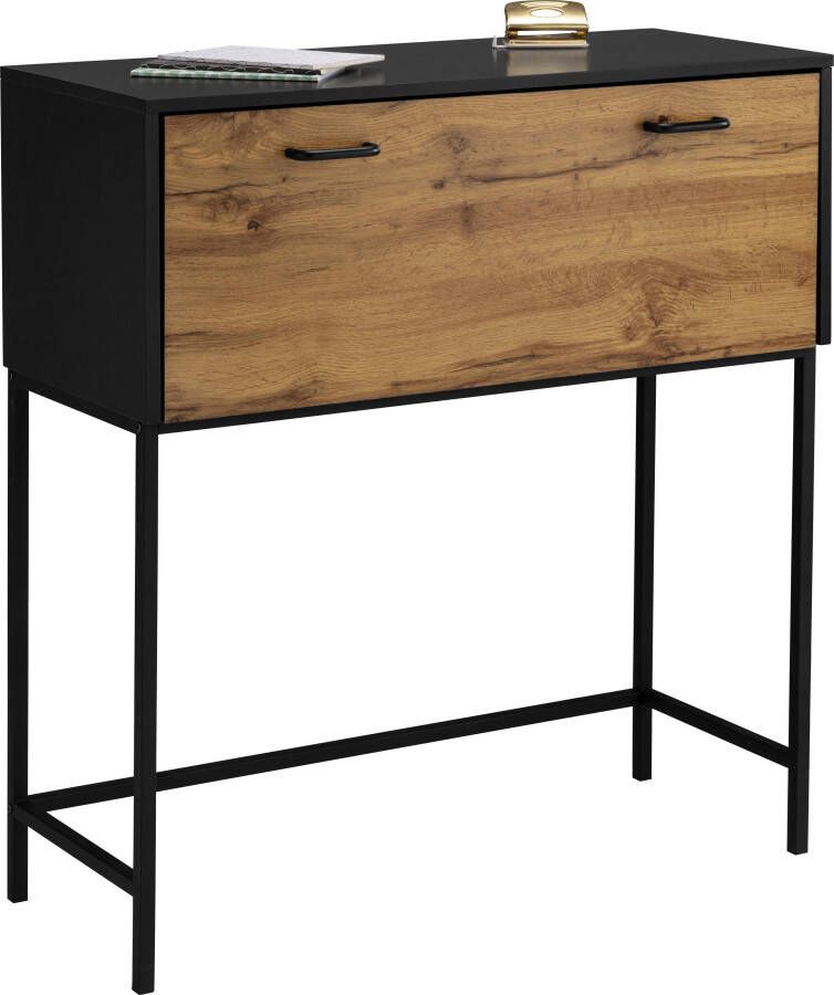 Places of Style Secretaire Rocco Breedte 90 cm klep met magneetsluiting