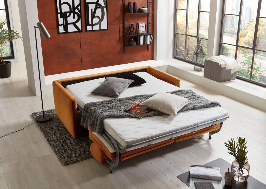 Places of Style Slaapbank Limoen geschikt voor vaste slapers inclusief hoogwaardige matras