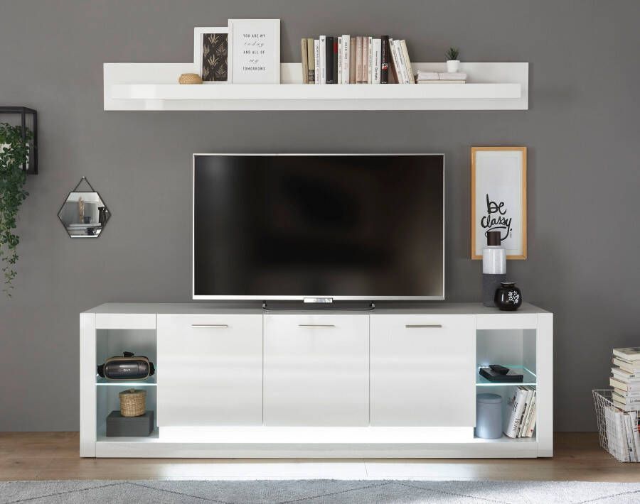 Places of Style Tv-meubel MERAN Breedte ca. 198 cm