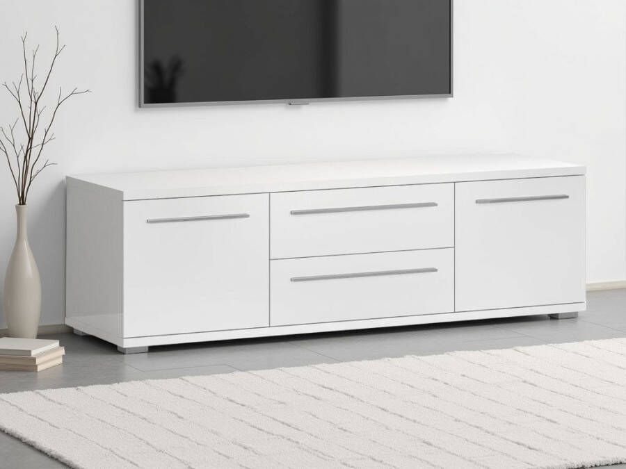 Places of Style Tv-meubel Piano TV-kast in breedte 165 of 180 cm met soft-close functie Hoogglans UV-gelakt Br 180 cm met verschillende deur- en ladeafmetingen