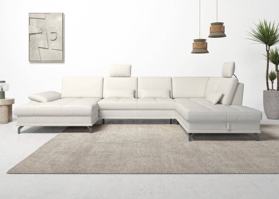 Places of Style Zithoek Costello L-vorm met zitdiepteverstelling armleuningverstelling en