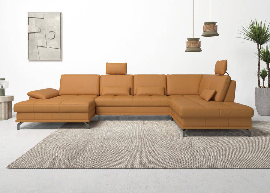 Places of Style Zithoek Costello L-vorm met zitdiepteverstelling armleuningverstelling en