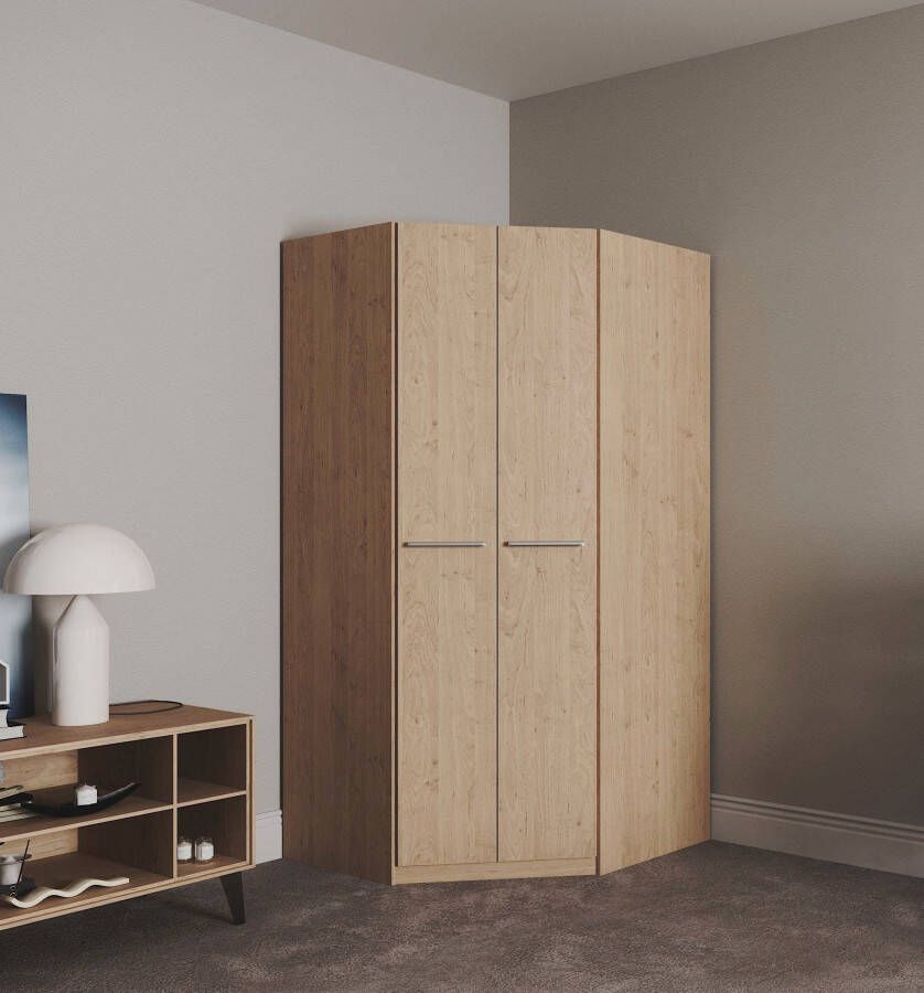 Priess Hoekkledingkast Barcelona kledingkast hoekoplossing ruimtewonder