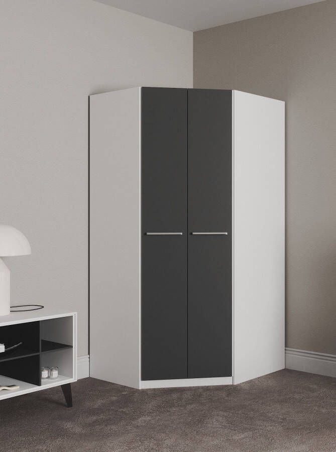 Priess Hoekkledingkast Barcelona kledingkast hoekoplossing ruimtewonder