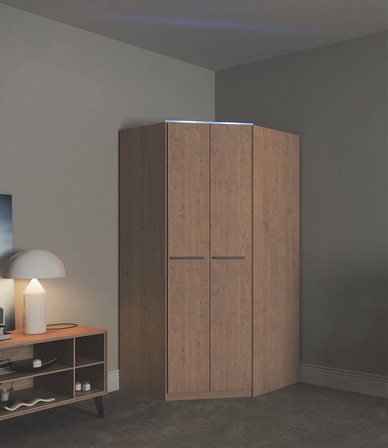 Priess Hoekkledingkast Barcelona kledingkast hoekoplossing ruimtewonder