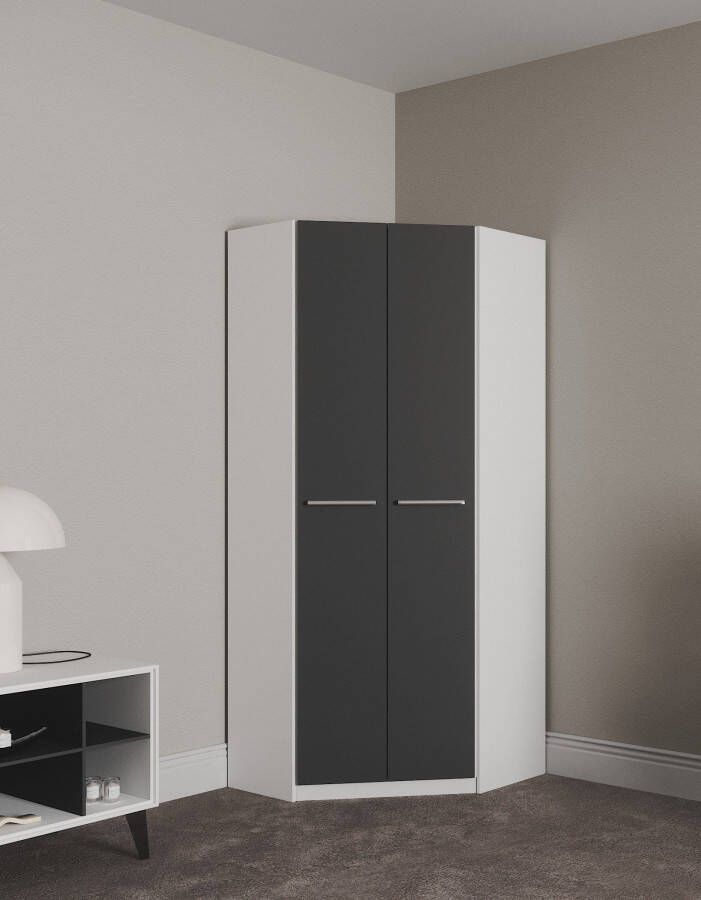 Priess Hoekkledingkast Barcelona kledingkast hoekoplossing ruimtewonder