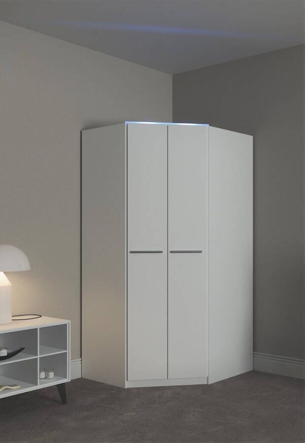 Priess Hoekkledingkast Barcelona kledingkast hoekoplossing ruimtewonder
