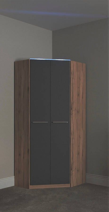 Priess Hoekkledingkast Barcelona kledingkast hoekoplossing ruimtewonder