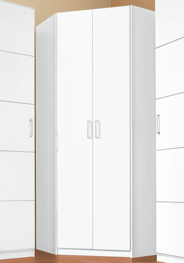 Priess Hoekkledingkast Bilbao met 3 verschillende fronten