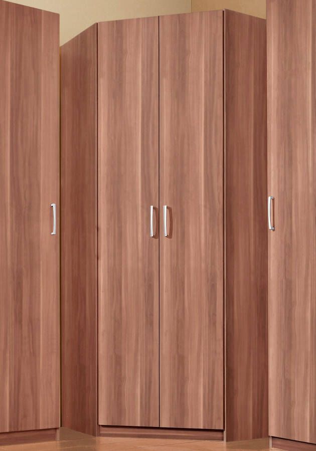 Priess Hoekkledingkast Bilbao met 3 verschillende fronten