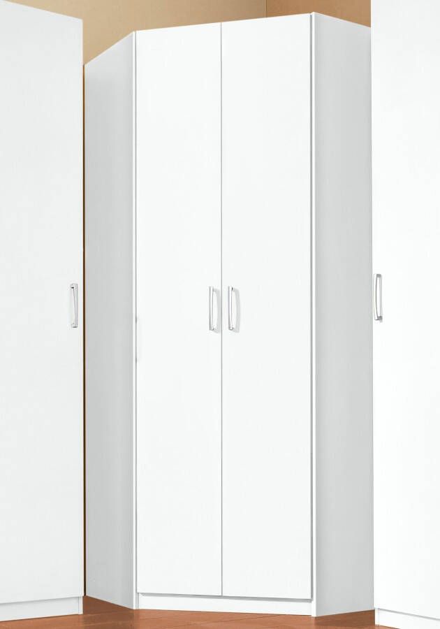 Priess Hoekkledingkast Bilbao met 3 verschillende fronten