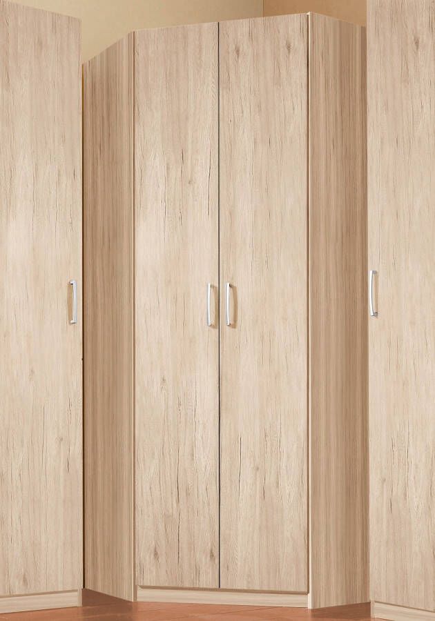 Priess Hoekkledingkast Bilbao met 3 verschillende fronten
