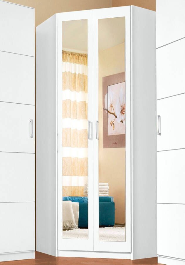 Priess Hoekkledingkast Bilbao met 3 verschillende fronten