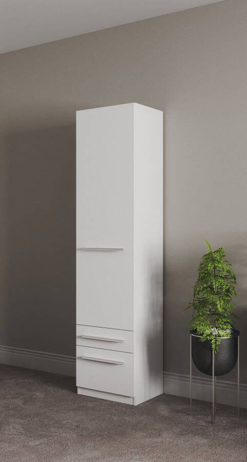 Priess Kledingkast Kast garderobe waskast Barcelona in 5 breedtes veel opbergruimte ruime lades met spiegel made in germany