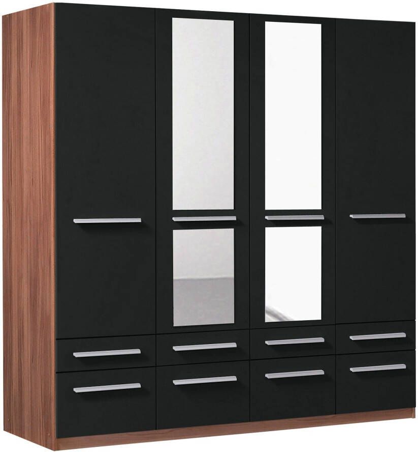 Priess Kledingkast Kast garderobe waskast Barcelona in 5 breedtes veel opbergruimte ruime lades met spiegel made in germany