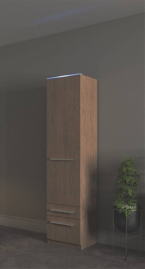 Priess Kledingkast Kast garderobe waskast Barcelona in 5 breedtes veel opbergruimte ruime lades met spiegel made in germany