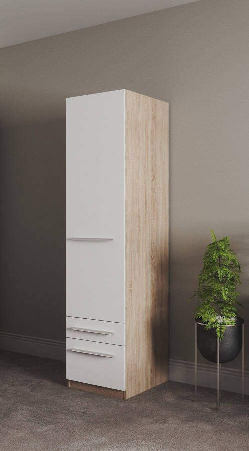 Priess Kledingkast Kast garderobe waskast Barcelona in 5 breedtes veel opbergruimte ruime lades met spiegel made in germany