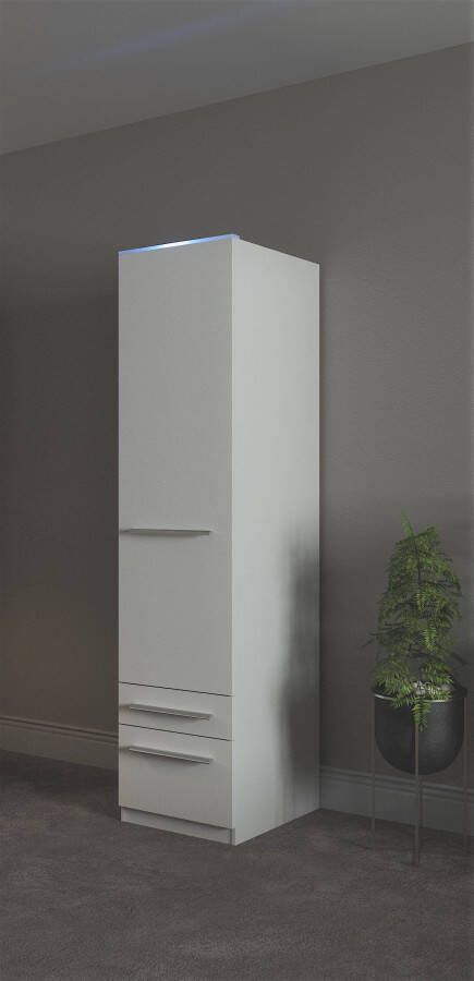 Priess Kledingkast Kast garderobe waskast Barcelona in 5 breedtes veel opbergruimte ruime lades met spiegel made in germany