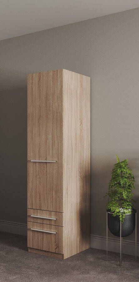 Priess Kledingkast Kast garderobe waskast Barcelona in 5 breedtes veel opbergruimte ruime lades met spiegel made in germany