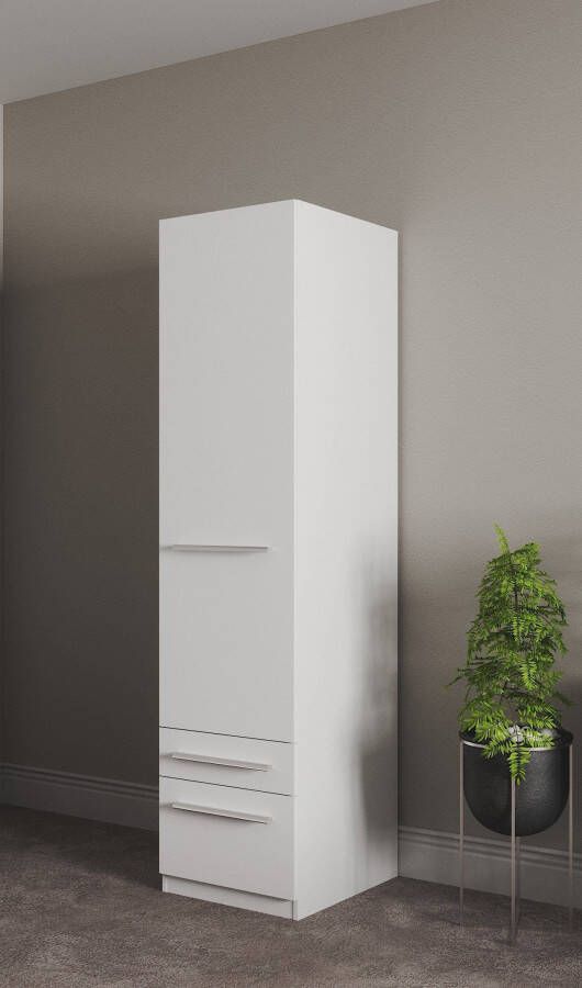 Priess Kledingkast Kast garderobe waskast Barcelona in 5 breedtes veel opbergruimte ruime lades met spiegel made in germany