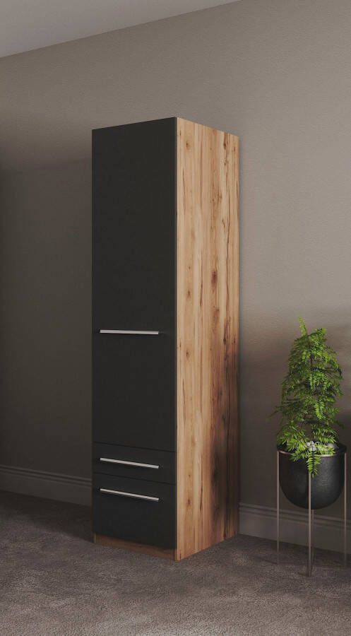 Priess Kledingkast Kast garderobe waskast Barcelona in 5 breedtes veel opbergruimte ruime lades met spiegel made in germany