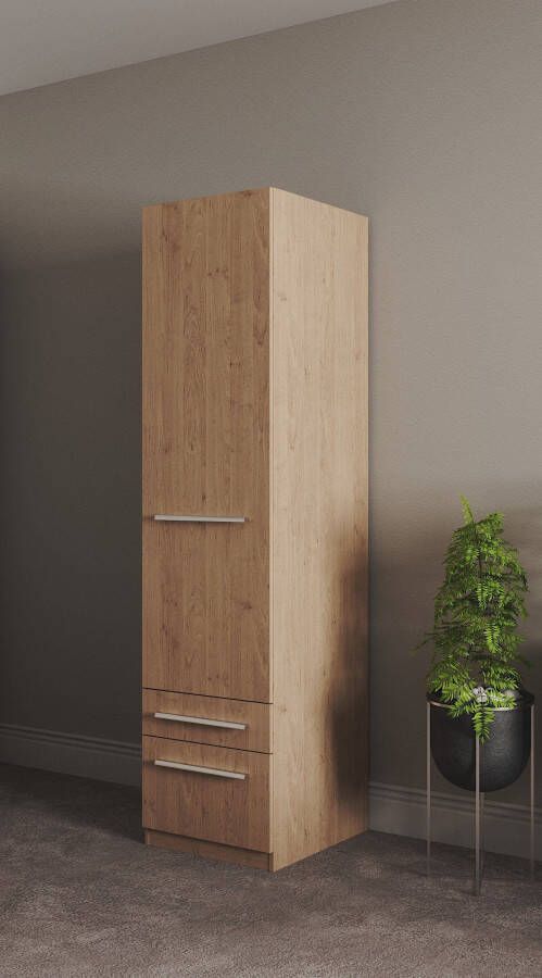 Priess Kledingkast Kast garderobe waskast Barcelona in 5 breedtes veel opbergruimte ruime lades met spiegel made in germany