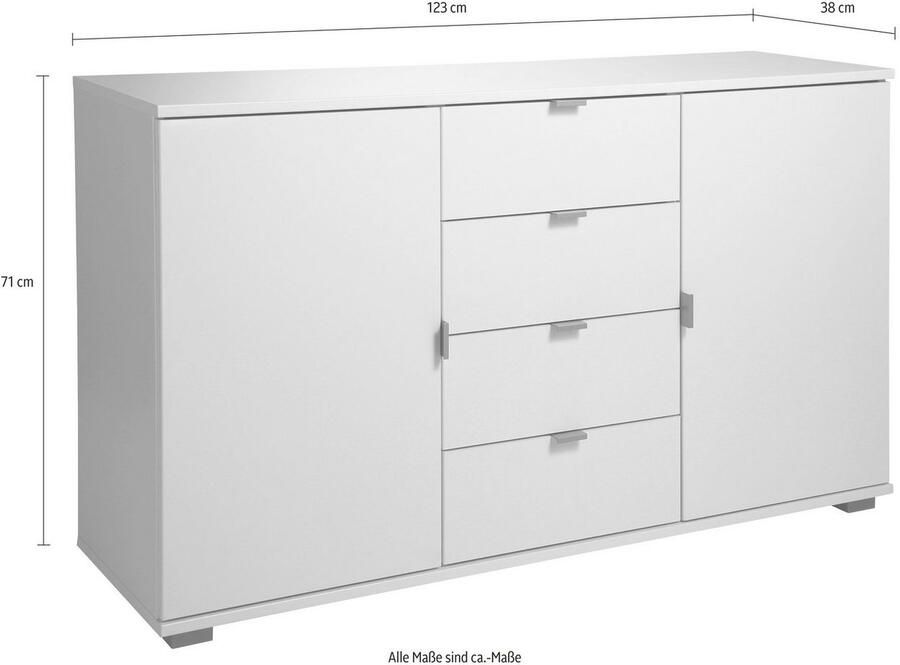 Priess Dressoir Breedte 123 cm