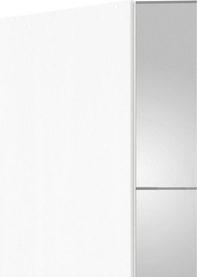 Priess Hoekkledingkast Malaga slaapkamerkast hoekoplossing uitbreidbaar in drie kleuren