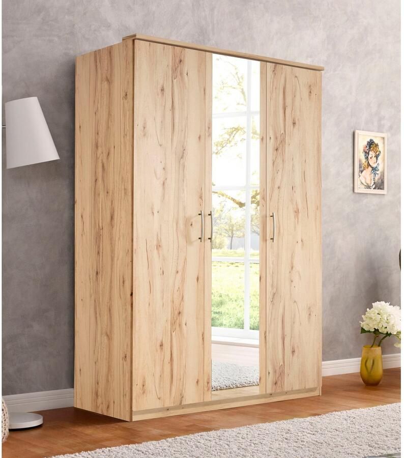 Priess Kledingkast Husum met decoratieve krans optioneel met lades