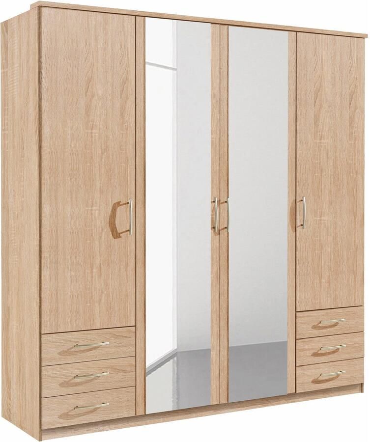 Priess Kledingkast Husum met decoratieve krans optioneel met lades