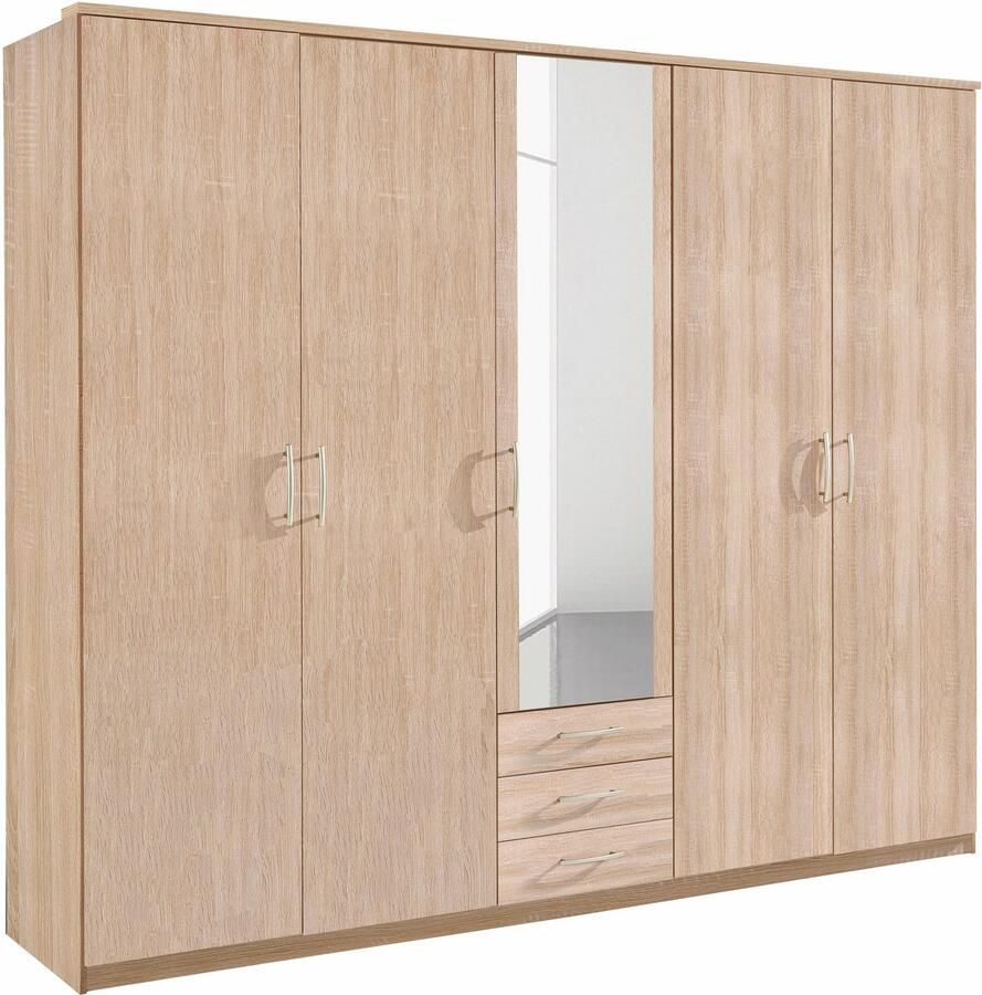 Priess Kledingkast Husum met decoratieve krans optioneel met lades