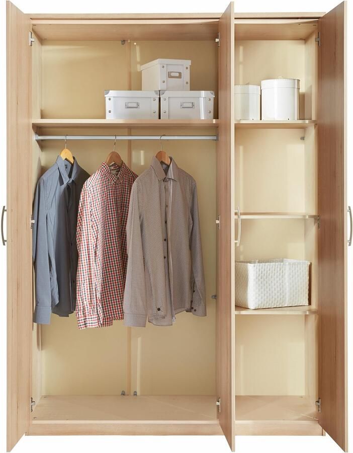 Priess Kledingkast Husum met decoratieve krans optioneel met lades