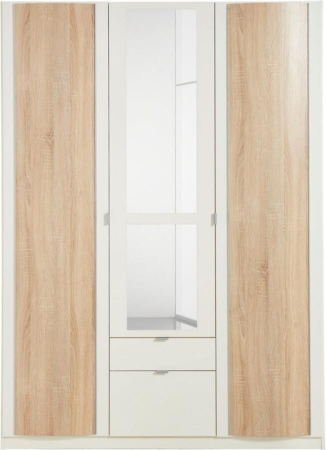 Priess Kledingkast met afgeronde elementen op de buitendeuren