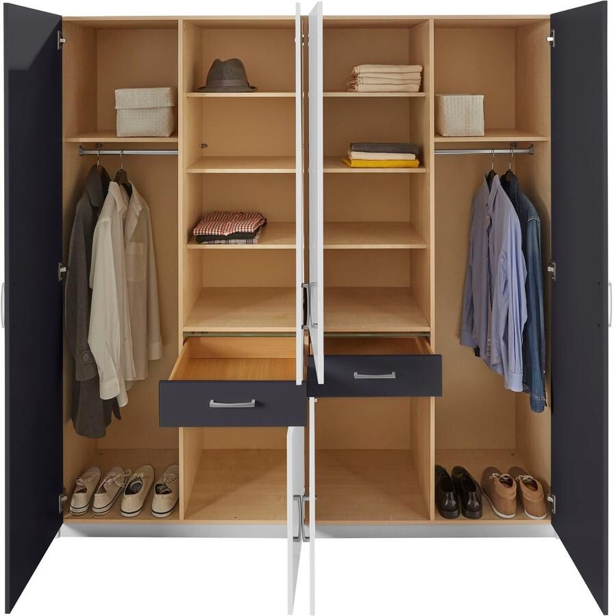 Priess Kledingkast naar keuze met kroonverlichting