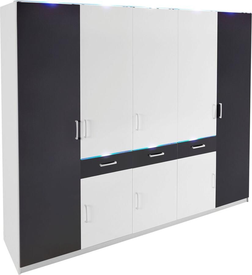 Priess Kledingkast naar keuze met kroonverlichting