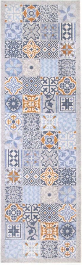 Primaflor-Ideen in Textil Keukenloper MOROCCAN TILES Tegeldesign ornamenten 50x150 cm antislip wasbaar