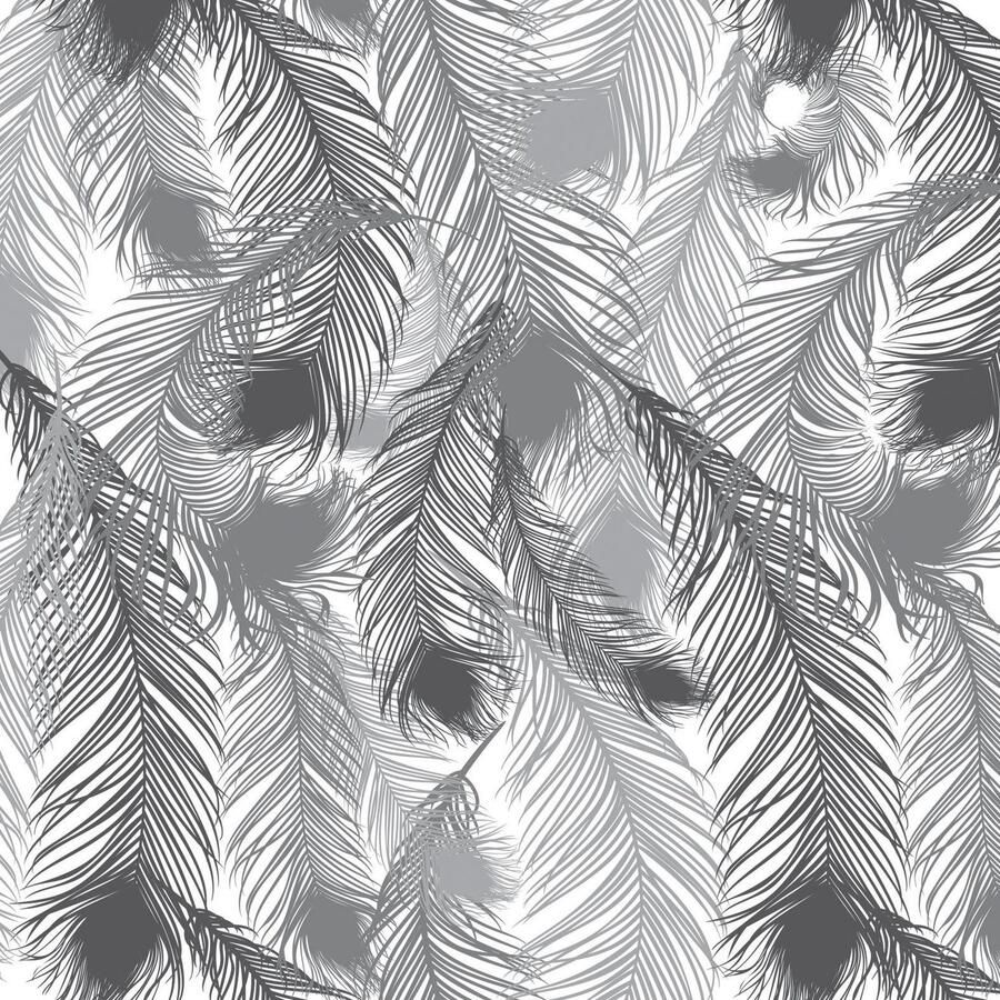 Queence Sierkussen Pauw veren Kussenovertrek zonder vulling(1 stuk)